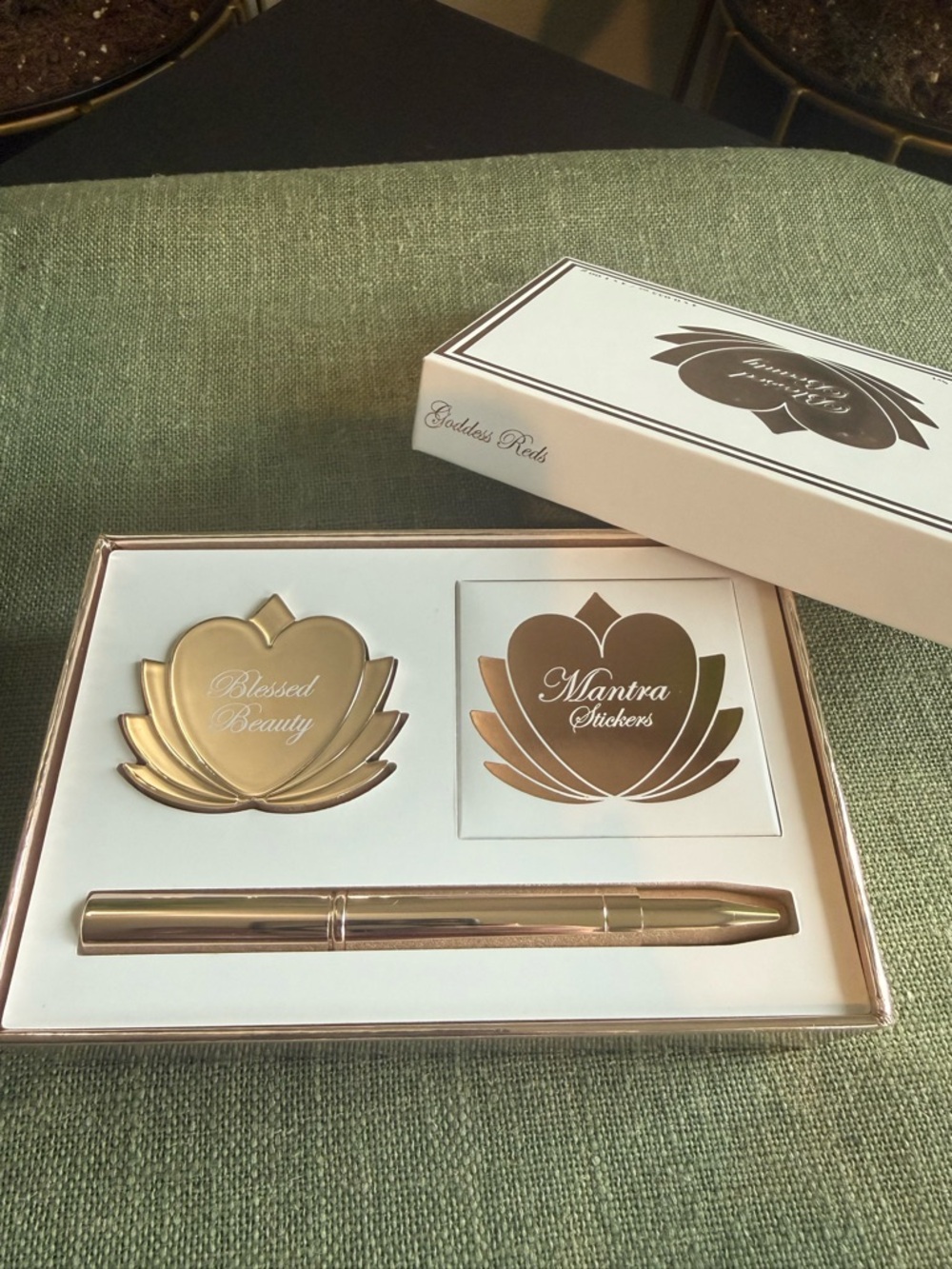 Blessed Beauty Natural Lip Cream Set (4 Shades + Double-Sided Brush)